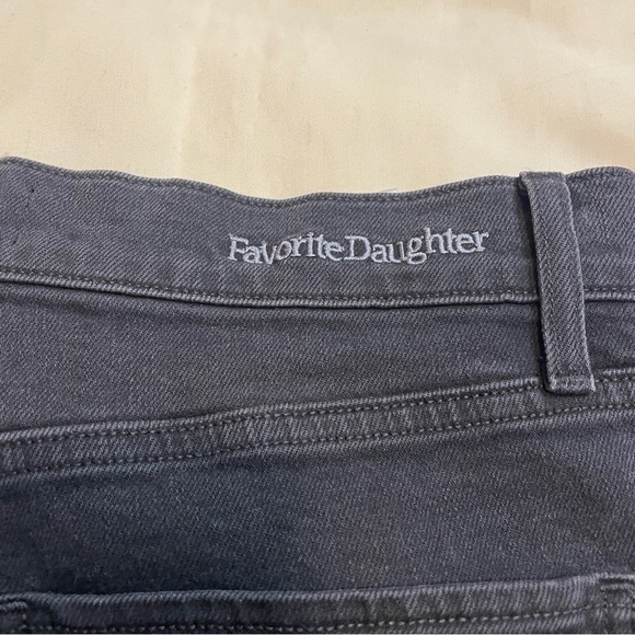 Favorite Daughter- Valentina Tower High Rise Cigarette Jeans Black Boulder 32 - Picture 10 of 11